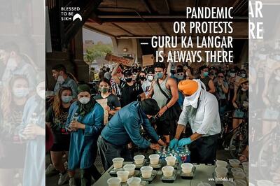 A Gurudwara in New York is Serving Langar to Black Lives Matter Protesters