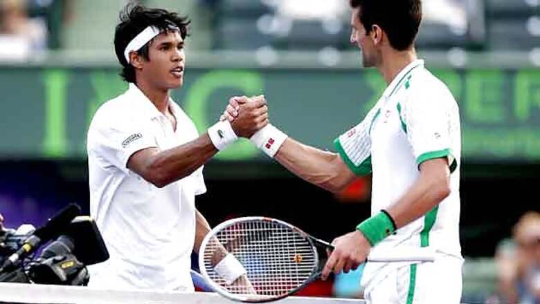 Djokovic beats Somdev, Sharapova wins at windy Miami
