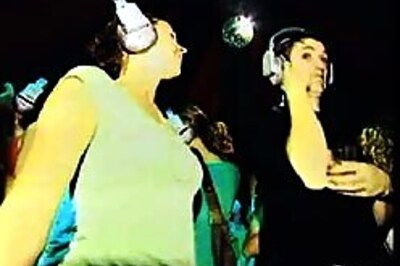 A disco in the silent mode