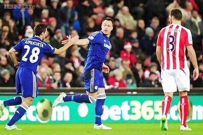 EPL: Terry, Fabregas score as Chelsea beat Stoke City 2-0