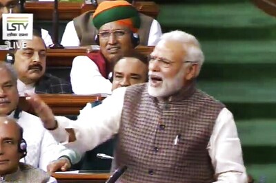 Here's all That Happened in Lok Sabha While PM Modi Was Speaking