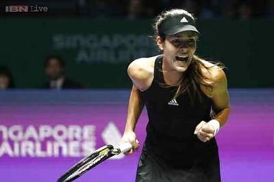 Ana Ivanovic downs Eugenie Bouchard for first Singapore win