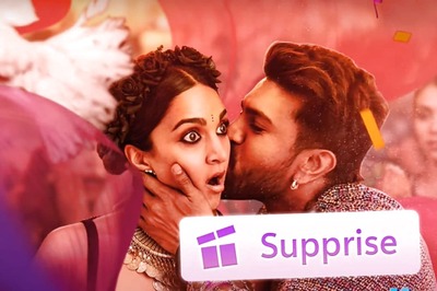 Game Changer Song Jaragandi: Ram Charan Gives Kiara Advani a Kiss, She Sings in Telugu; Watch
