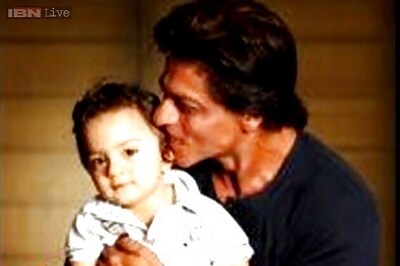 Shah Rukh Khan happy to show off son AbRam's stardom