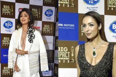 Shilpa Looks Hot in White Dress With Plunging Neckline, Malaika Exudes Sexy Girl Boss Vibes, See Pics