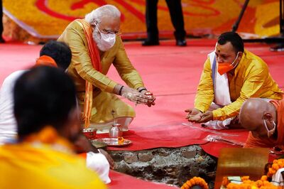‘Janmabhoomi Liberated Today’: Ram Temple Construction Begins in Ayodhya With Silver Brick Laid by PM Modi