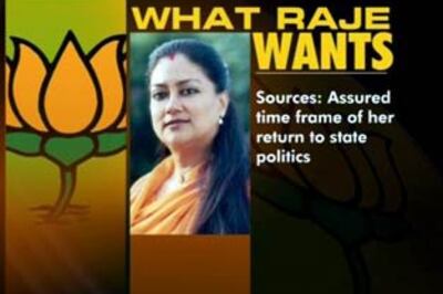 BJP's Jaswant impact? Raje mellows, may resign