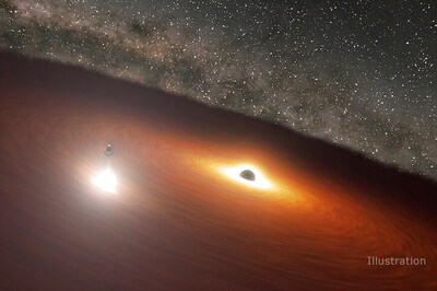 Two Black Holes 'Dancing' with Each Other is the Most Epic Image You'll See Today