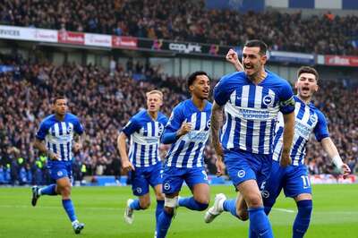 Premier League: Brighton Rout Crystal Palace, Fulham Hold Burnley to Draw
