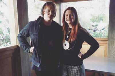 Snapshot: Ron, Ginny Weasley come together for a mini 'Harry Potter' reunion in Florida