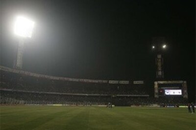 Floodlight goes off at Eden, stalls India-SL ODI