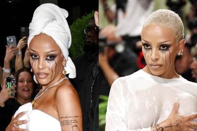 Doja Cat Wraps Up a Bathing Towel At Met Gala, SHOCKS All With Her Nearly-Naked Attire | Photos