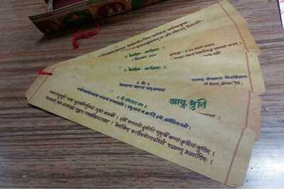 Policeman Gives English a Miss, Gets Wedding Cards Printed in Sanskrit