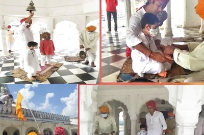 At Digvijay Singh’s Ancestral Home, Grandson Carries Out Navratri Pooja With Father