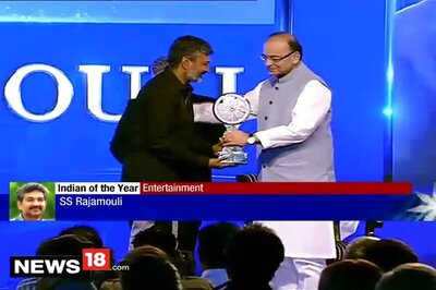 Winner of Indian of the Year 2015 in the Entertainment category: SS Rajamouli