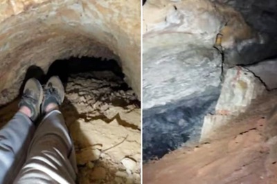 This Viral Video Of Man Entering A Narrow Tunnel Is Not For The Faint-hearted