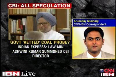 CBI coal scam report: Law minister meets top officials