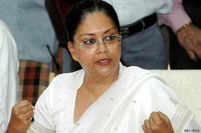 Car in Vasundhara Raje's convoy hit by TV channel vehicle in Jaipur