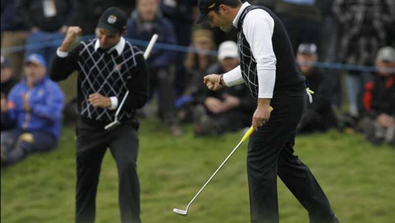 Ryder Cup: Europe back after trailing 6-4