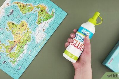 How to Glue a Finished Puzzle