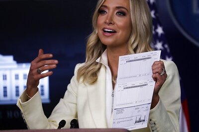 Trump's Press Secretary Displays One of His Checks in a Little Too Much Detail