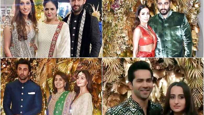 Arjun-Malaika, Varun-Natasha Attend Armaan Jain, Anissa Malhotra's Wedding Reception, See Pics