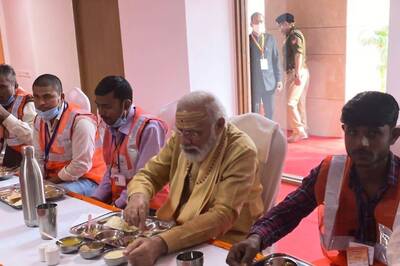 ‘Gratitude for Every Labourer’: Modi Has Lunch With Workers Who Built Kashi Vishwanath Corridor