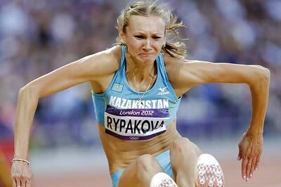 Rypakova leaps to gold in women's triple jump
