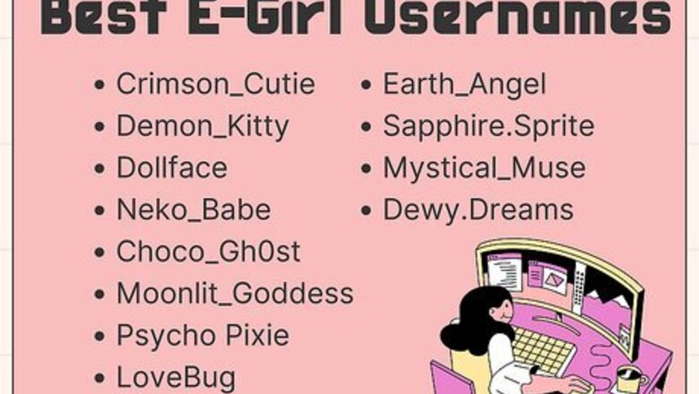 470 Cute, Aesthetic, & Clever E-Girl Usernames