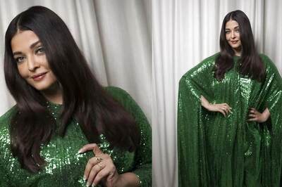 Cannes 2023: Aishwarya Rai Bachchan Sparkles in an Emerald Green Sequinned Cape Dress; See First Look