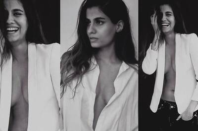 HOT! Shreya Dhanwanthary Wears Nothing Under Blazer, Flaunts Cleavage in Sexy Photo