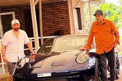 Sunny Deol, Dharmendra Enjoy Road Trip To Udaipur In Porsche 911 GT3 Touring