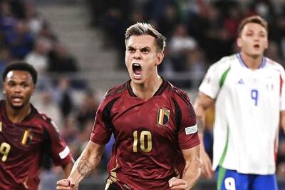 UEFA Nations League: Trossard, De Cuyper Lead Belgium's Fightback Over 10-man Italy to Snatch Draw