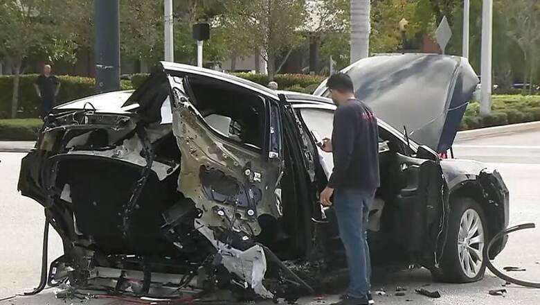 Miraculous Escape for Tesla Model X Driver as Electric SUV Splits into Half After Crash with Nissan GT-R [Video]