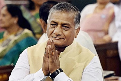 VK Singh booed by Opposition MPs in Rajya Sabha