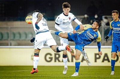 Verona Beats Bologna 2-1 With Late Winner From Kalinic