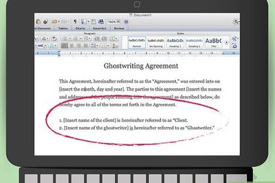 How to Create a Ghostwriting Contract