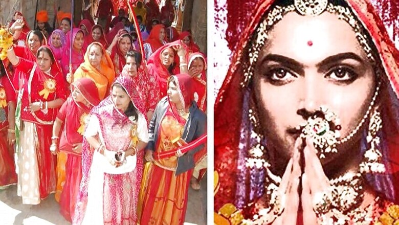 Padmaavat Protest: Women March in Chittorgarh With Swords, Threaten Jauhar