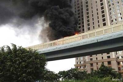 China bus fire kills 47, probed as serious criminal case