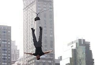 Blaine's next challenge: Hanging upside down for 60 hours
