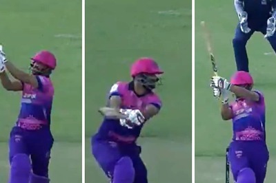 WATCH: Afghanistan's Najibullah Zadran Showcases His Unreal Power-hitting Skills Smashing 33 Runs in an Over