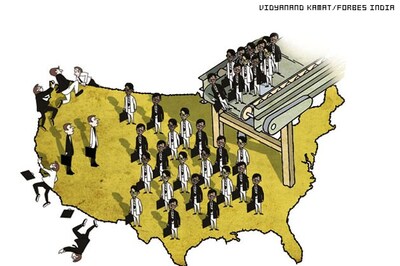 Indian techies working abroad on choppy waters