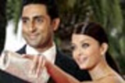 Ash's white-out at Cannes: With Abhishek | On Day 1