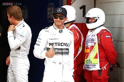 Mercedes' Hamilton takes pole position for Spanish Grand Prix