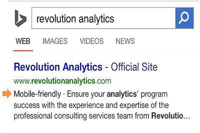 Microsoft's Bing follows Google to 'mobile friendly' search