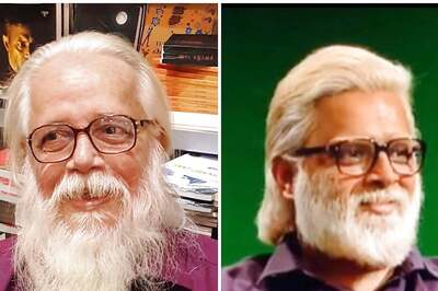 R Madhavan Watches Rocketry with Nambi Narayanan at Parliament of India; Watch Video