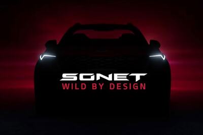 Kia Sonet SUV Teased Ahead of August 7 Unveil, Gets Connected Tail Light Design