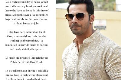 Coronavirus Outbreak: Varun Dhawan Pledges to Provide Food for Poor, Jobless And Healthcare Workers