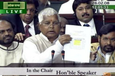 Railway Budget speech 2008-09: Full text