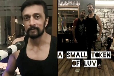Kiccha Sudeep Wishes His House Help On His Birthday With A Sweet Tune On Piano
